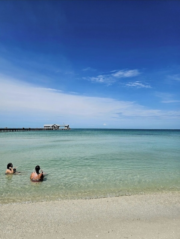 Sun loungers, beach towels