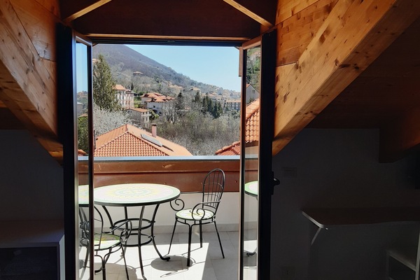Double Room, Balcony, Hill View | Terrace/patio