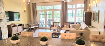 Premier View and Patio Overlooking Elkhart Lake! Two minute walk to bars/dining!