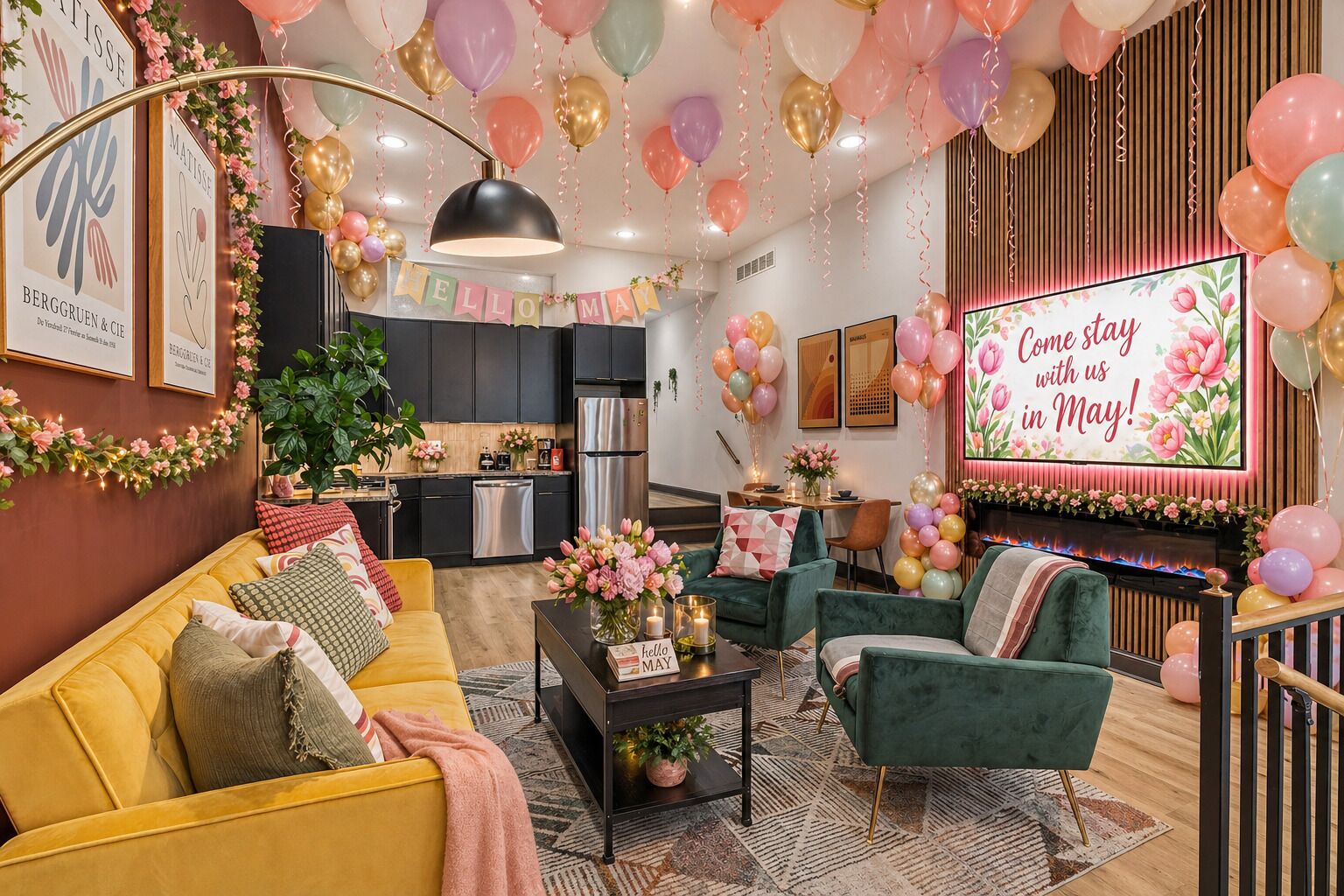 Televisio, takka, videopelejä, kirjoja