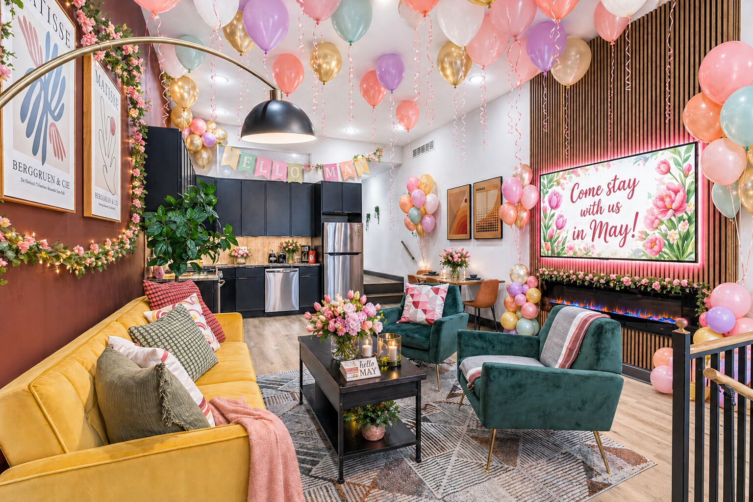 Fernseher, Kamin, Videospiele, Bücher