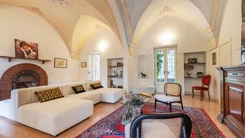 Villa Familiale, plusieurs chambres (Villa Vallone Luxury With Pool) | Coin séjour