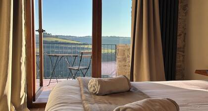 Casa Rural con Jardín, Increibles Vistas, Piscina, Bbq, 5hab. con 5 Baños