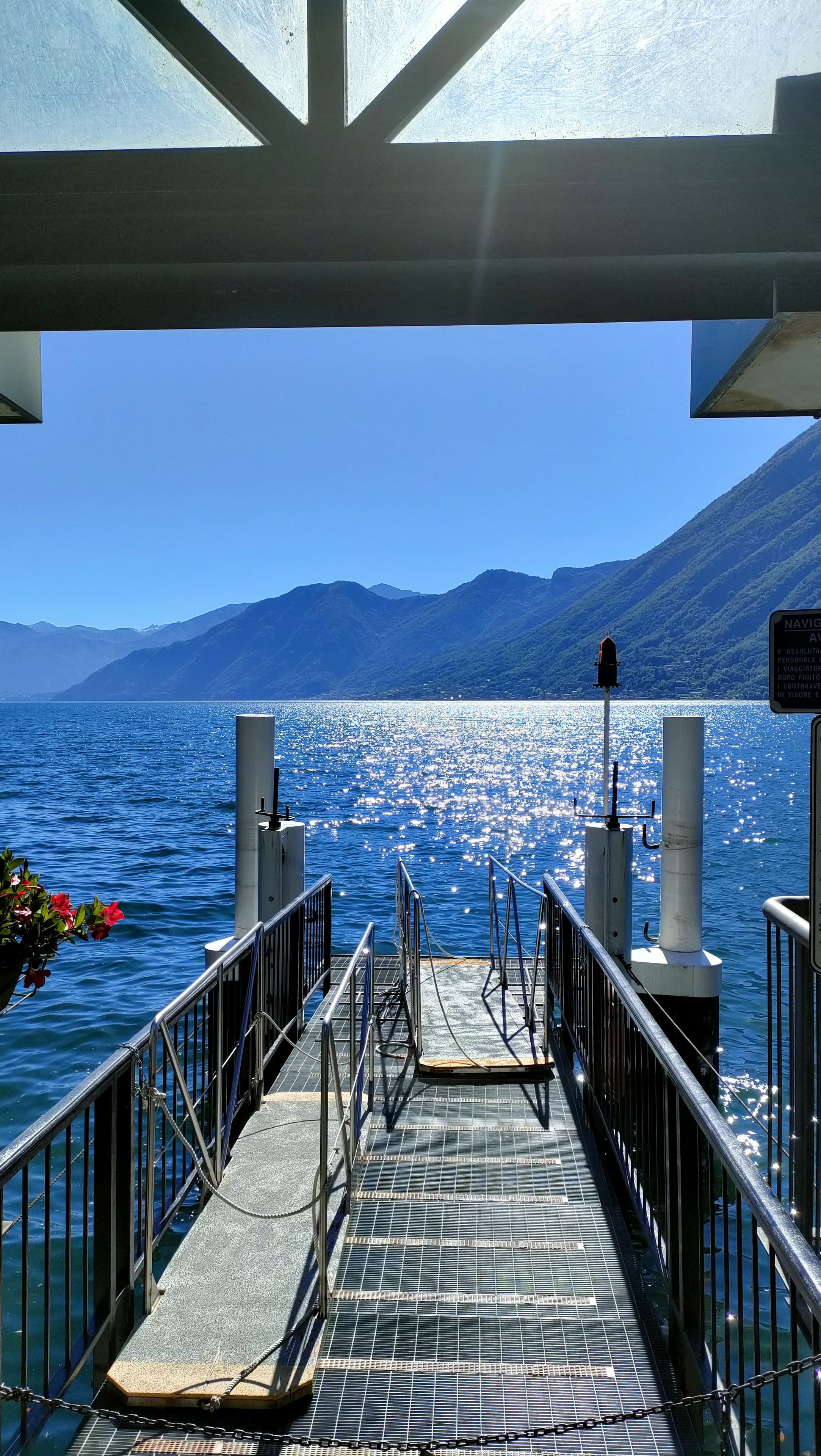 Blick von der Unterkunft