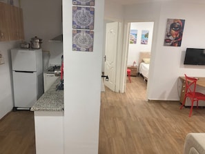 3 bedrooms, desk, iron/ironing board, travel cot