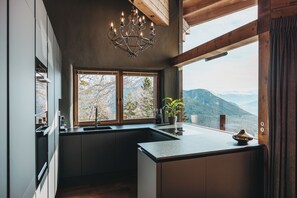 Panoramic Apartment, 2 Bedrooms | Private kitchen | Highchair - Chalet G12 - Luxury Apartments Seefeld (Reith bei Seefeld)