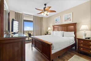 1 bedroom, WiFi, bed sheets - Sea Breeze: Oceanfront 2BR Condo with Balcony (North Myrtle Beach)