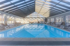 Indoor pool, a heated pool