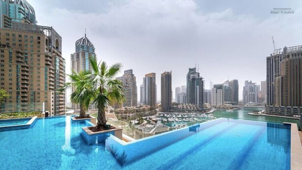Pool - StoneTree - Luxury living in 2BR in Marina Gate (Dubai Marina)