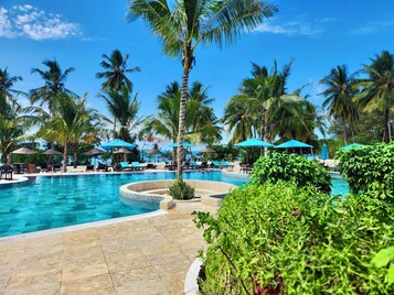 Honeymoon Bungalow, Balcony, Sea View | View from room
