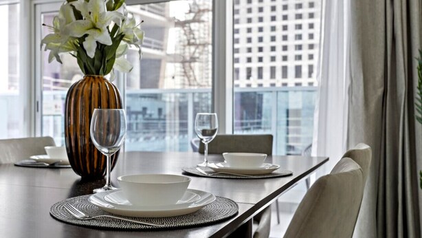 Dining - StoneTree - Marina Arcade 2BR+Maids - Famous Location (Dubai Marina)
