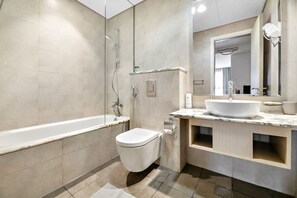 Hair dryer, towels