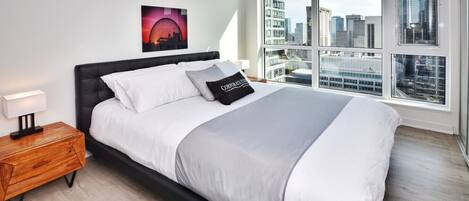 2 bedrooms, iron/ironing board, travel crib, free WiFi