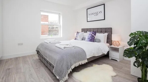 อพาร์ทเมนท์ | 1 ห้องนอน, เตารีด/โต๊ะรีดผ้า, Wi-Fi ฟรี, ผ้าปูที่นอน