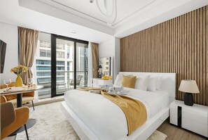 Iron/ironing board, WiFi - StoneTree - GoldCrest Views 2 Studio - Family-friendly Community (Jumeirah Lake Towers)