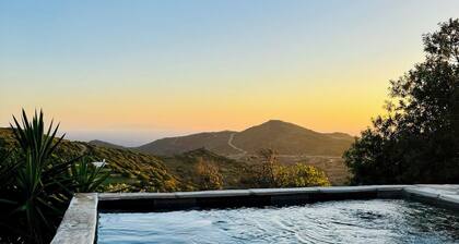 Kotseli Villa: Appartement Deluxe Avec Vue Mer, Coucher de Soleil et Piscine