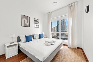 1 bedroom, iron/ironing board, free WiFi, bed sheets - Furnished 1BR in JLT with Lake View (Jumeirah Lake Towers)