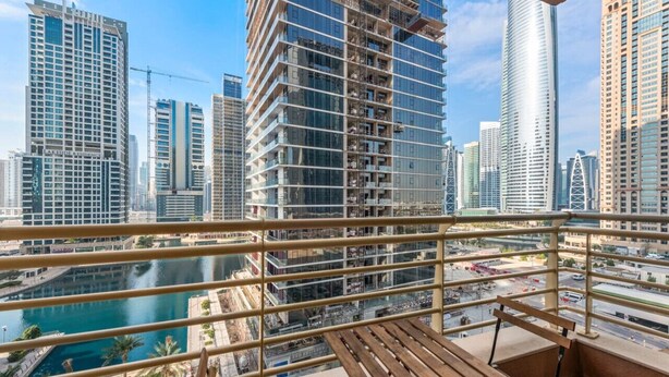 Property grounds - Furnished 1BR in JLT with Lake View (Jumeirah Lake Towers)