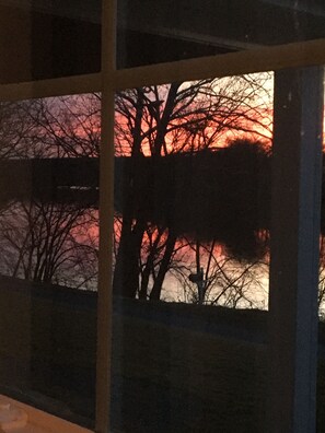 Vue depuis l’hébergement 