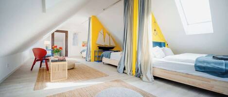 2 chambres, Wi-Fi gratuit, draps fournis