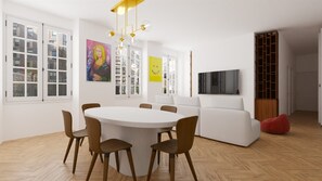 Dining - Olympics Marais Luxury 3 bed in private alley (Paris)