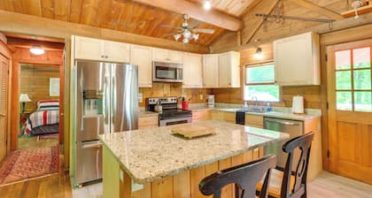 Updated Mtn Cabin on 20 Acres w/ Large Waterfall