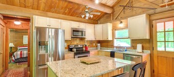 Updated Mtn Cabin on 20 Acres w/ Large Waterfall