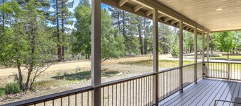 Deck & ATV Trail Access: Quiet Cabin in Show Low