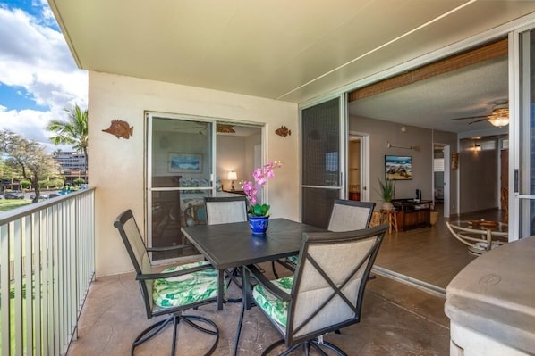 Condo, 2 Bedrooms | Outdoor dining - Royal Mauian, #307 2 Bedroom Condo by RedAwning (Kihei)