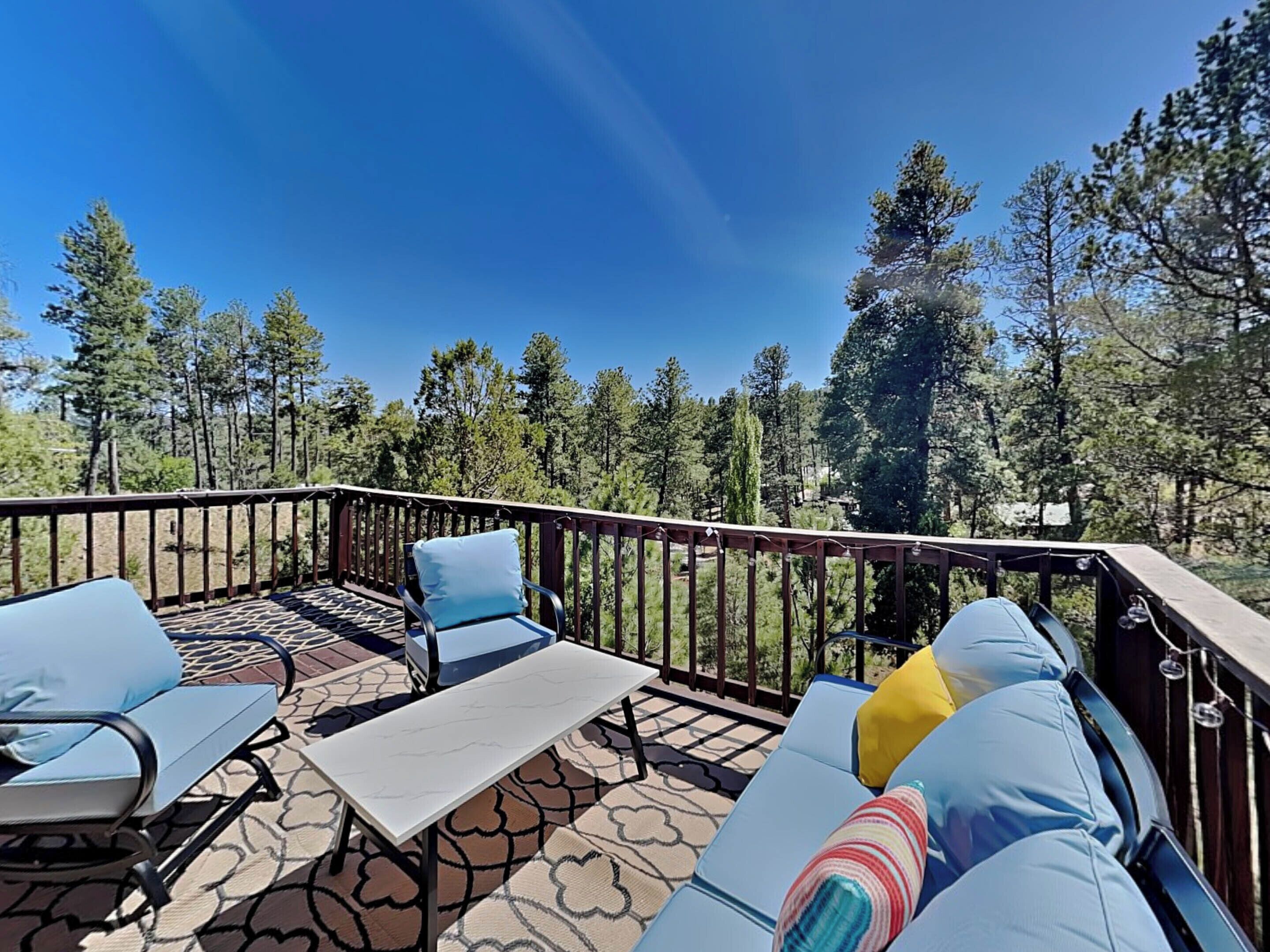 All Decked Out (Ruidoso) | Amazing Views & Location + Pet Friendly!