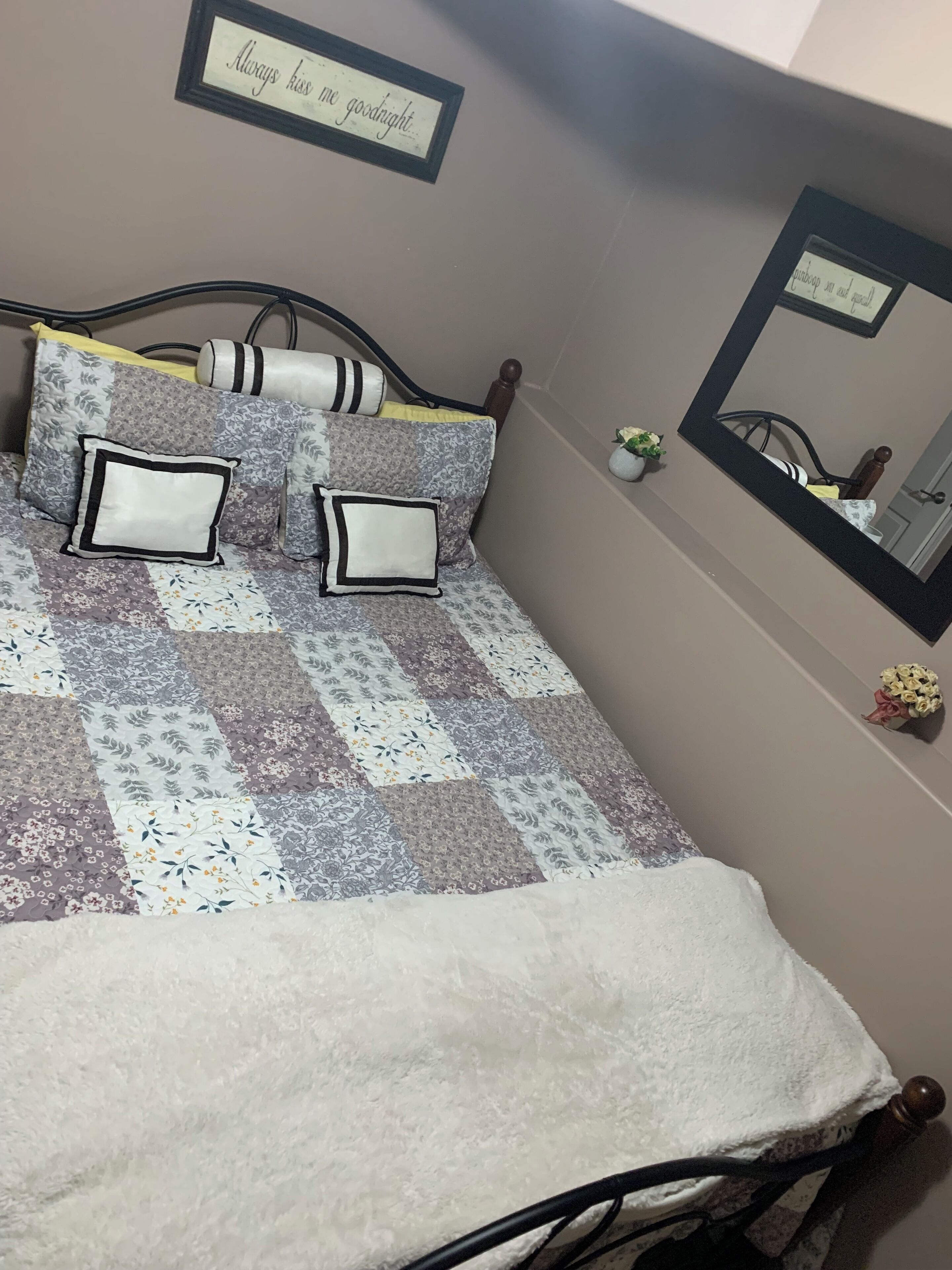 1 bedroom, iron/ironing board, travel crib, free WiFi