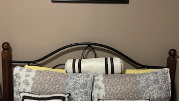 1 bedroom, iron/ironing board, travel crib, free WiFi