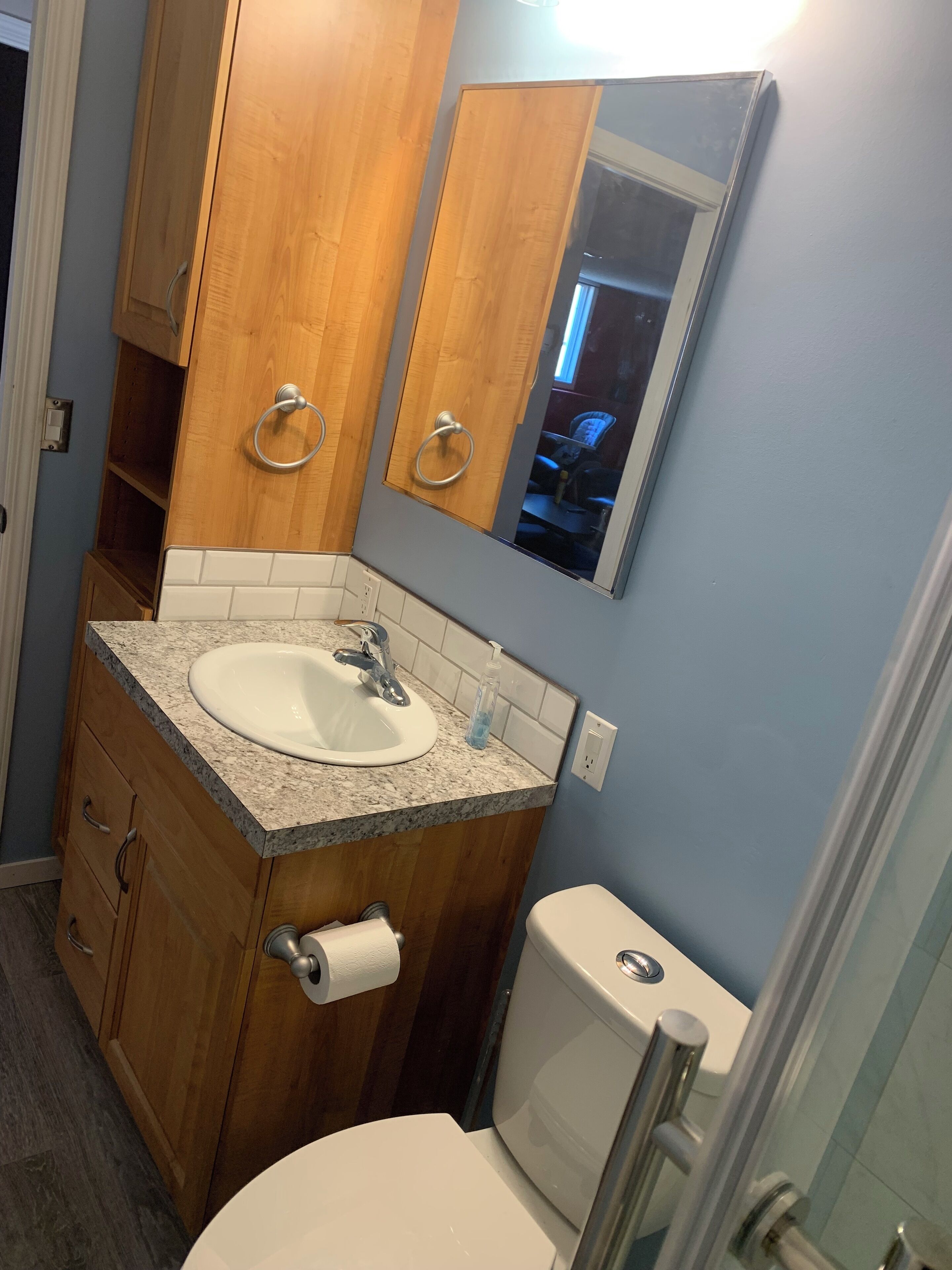 シャワー、ヘアドライヤー、タオル、石鹸