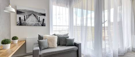 Appartement Confort, non-fumeurs | 1 chambre, rideaux occultants, fer et planche à repasser, Wi-Fi gratuit