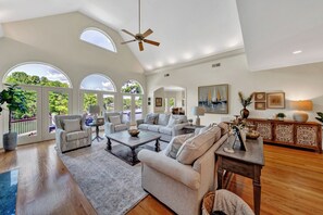 Smart TV - Go Jump In the Lake! Just Listed Custom Lakefront Home with Dock & Amenities! (Moneta)