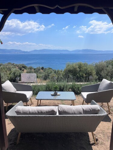Summer House with Unique Sea View on the Aegean Coast