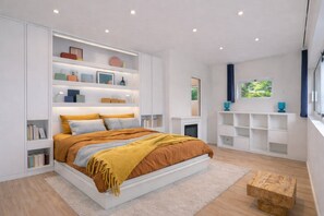 4 bedrooms, iron/ironing board, WiFi, bed sheets