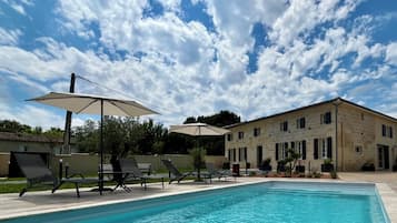 屋外プール、温水プール