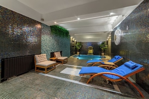 Espace de soins pour les couples, sauna, bain à remous