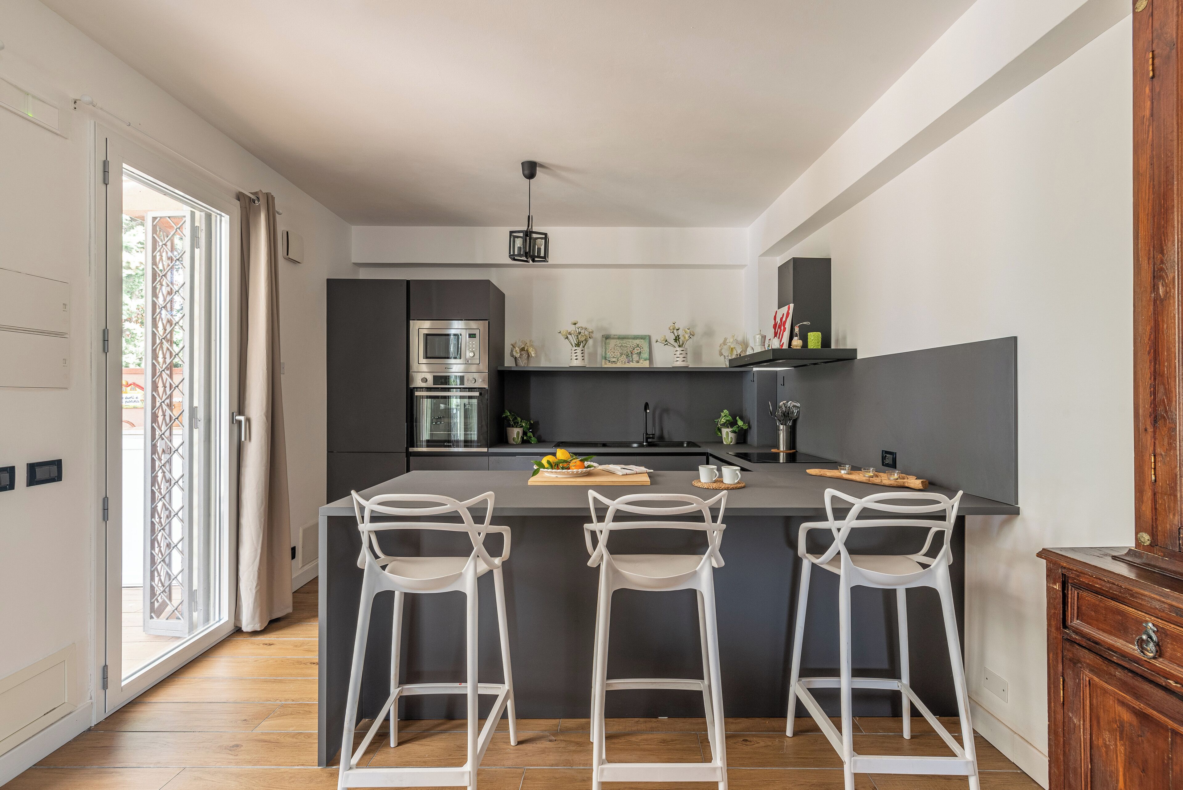 Vila, vista para o jardim | Cozinha privada | Chaleira elétrica