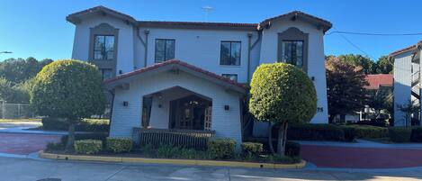 Majoituspaikan julkisivu