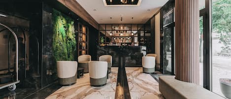Sala de estar en el lobby