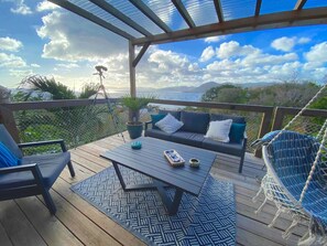 Terrace/patio - Sea Lodge : Maison Avec Vue Imprenable - Votre Refuge de Vacances Idéal (Sainte-Anne)