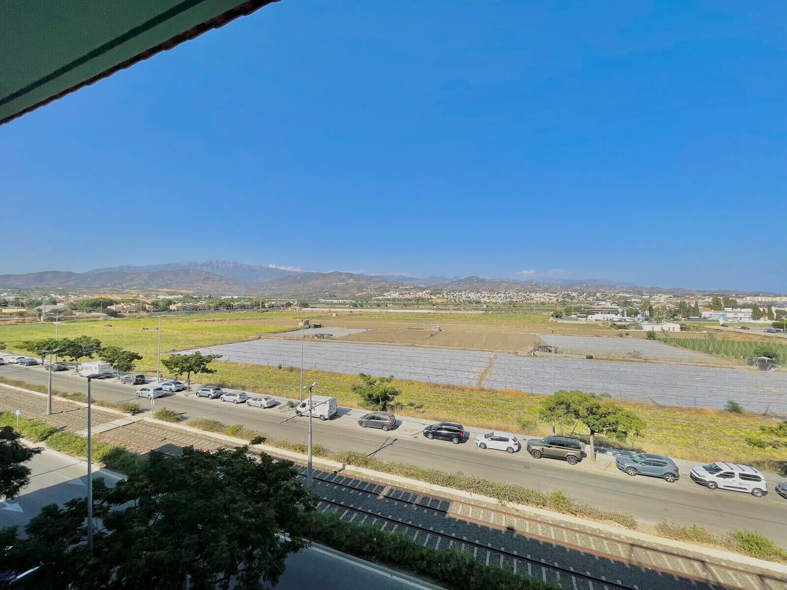 Blick von der Unterkunft