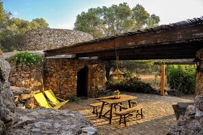 Outdoor dining - 2 Bedroom Private vacation home in Sannicola (Sannicola)