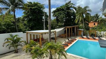 Comfort Apartment, Pool View | Terrace/patio
