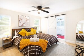 4 habitaciones, tabla de planchar con plancha y wifi gratis 