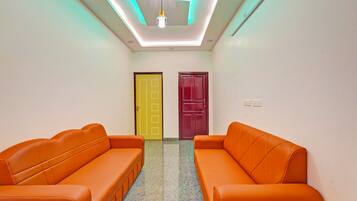 Sittområde i lobbyn