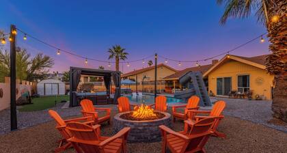 Epic Vacation: Slide, Golf, Court, FirePit + Fun!