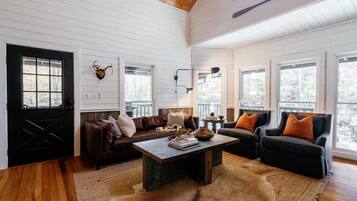 TV, fireplace, stereo, offices